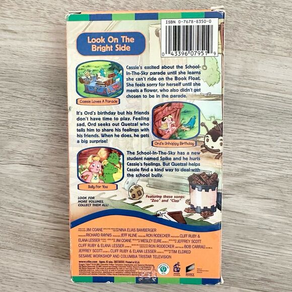 Vintage 2001 PBS Kids Dragon Tales Look On The Bright Side VHS Tape - Picture 3 of 7